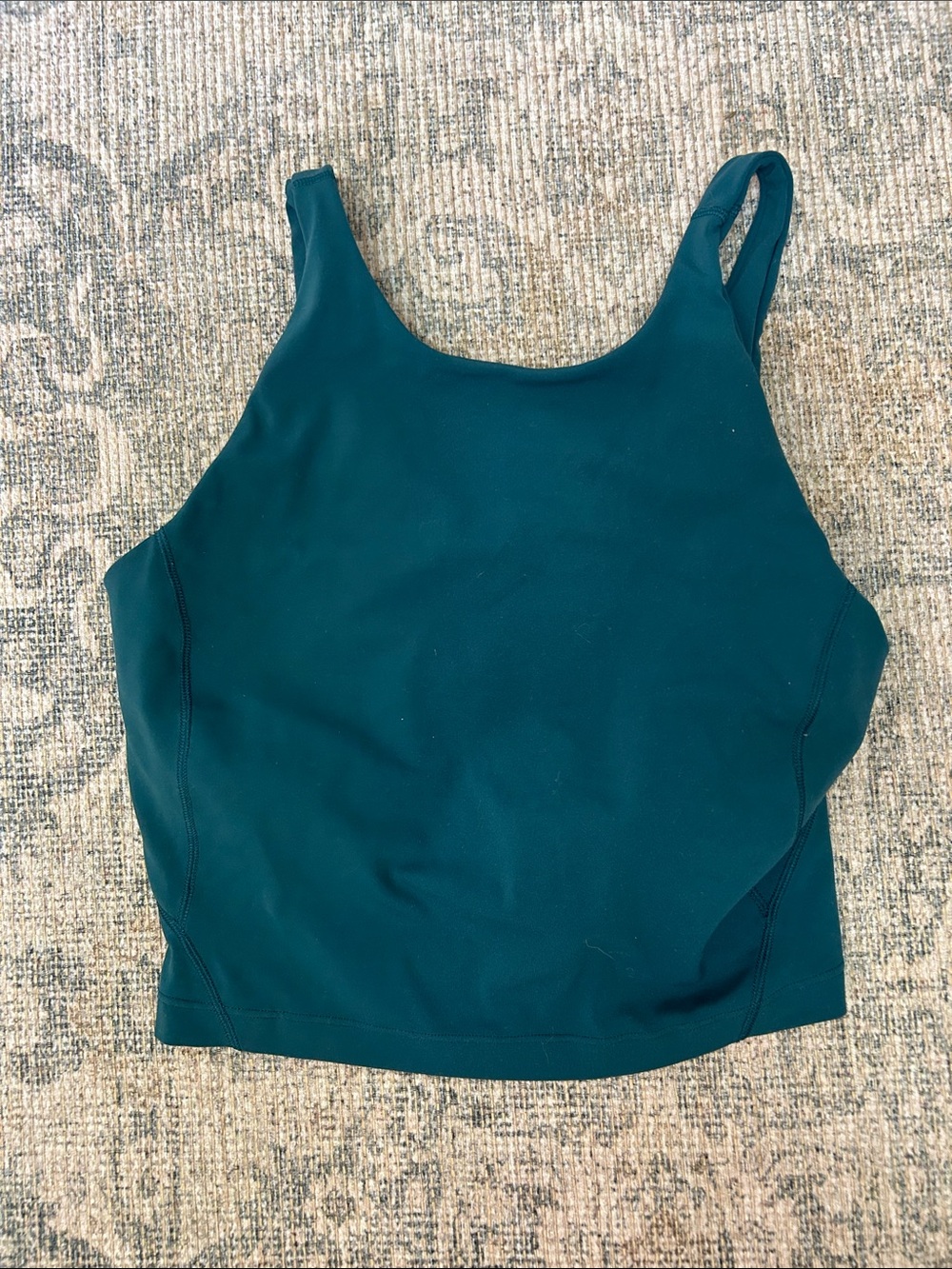lululemon athletica Dark Teal Square-Neck Tank